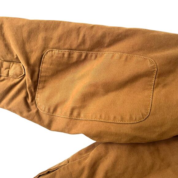 Buffalo Outdoors Men’s 2XL Brown Canvas Work Jacket w/ Gray Sweatshirt Hood - Picture 4 of 16